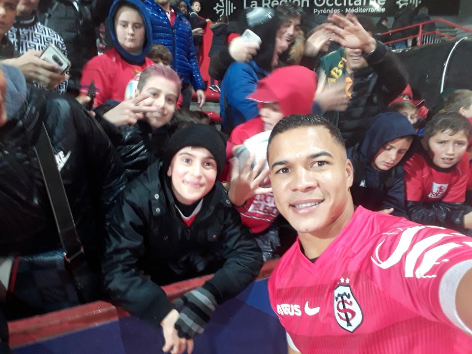Les enfants du RCA au Stade Toulousain